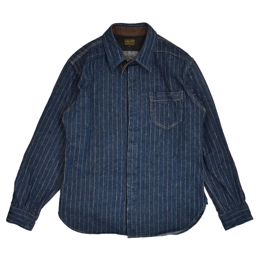 DELUXEWARE（デラックスウエア） シャツ DENIM NEL SHIRT 長袖デニム