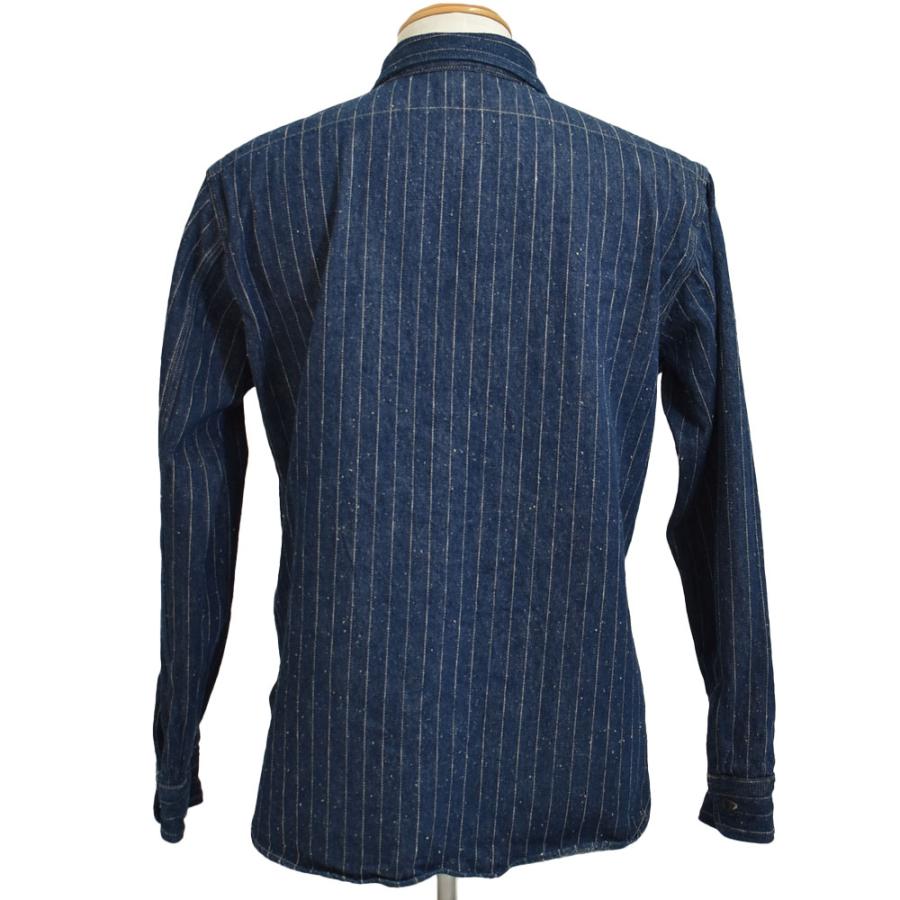 DELUXEWARE（デラックスウエア） シャツ DENIM NEL SHIRT 長袖デニム