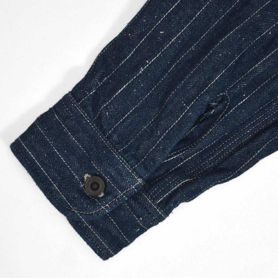 DELUXEWARE（デラックスウエア） シャツ DENIM NEL SHIRT 長袖デニム