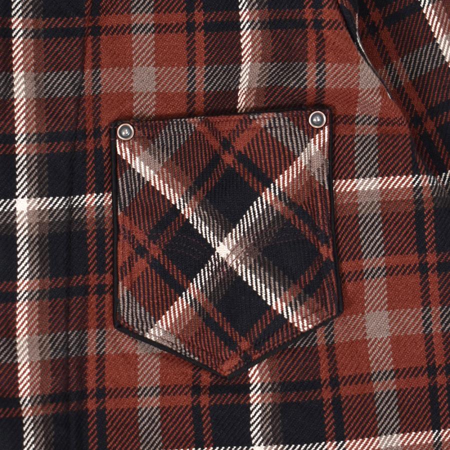 デラックスウェア 7649B US M 長袖ネルシャツ レッド系チェック デラックスウェア 7649B US M 長袖ネルシャツ レッド系チェック