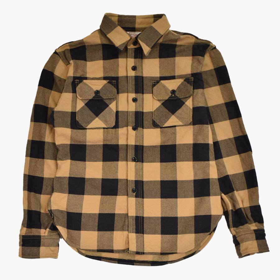 デラックスウエア ネルシャツ アメリカン まるでウールのような重厚感。極厚ネルシャツ「HV-57