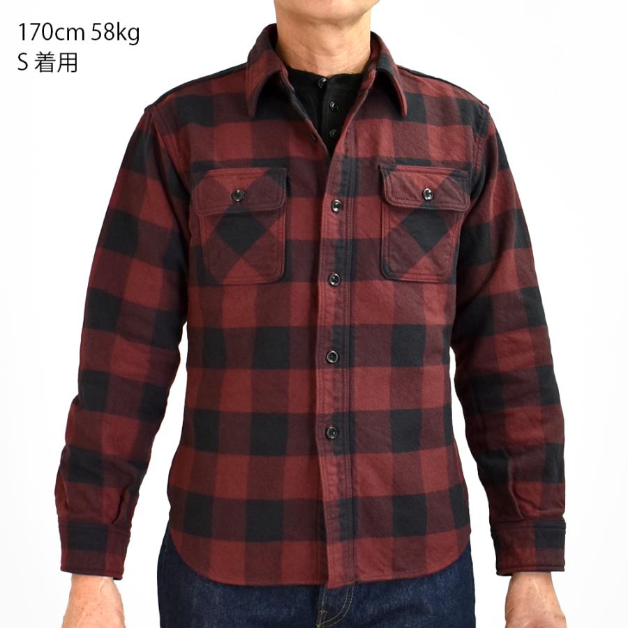 DELUXEWARE デラックスウエア ネルシャツ 50s BUFFALO CHECK