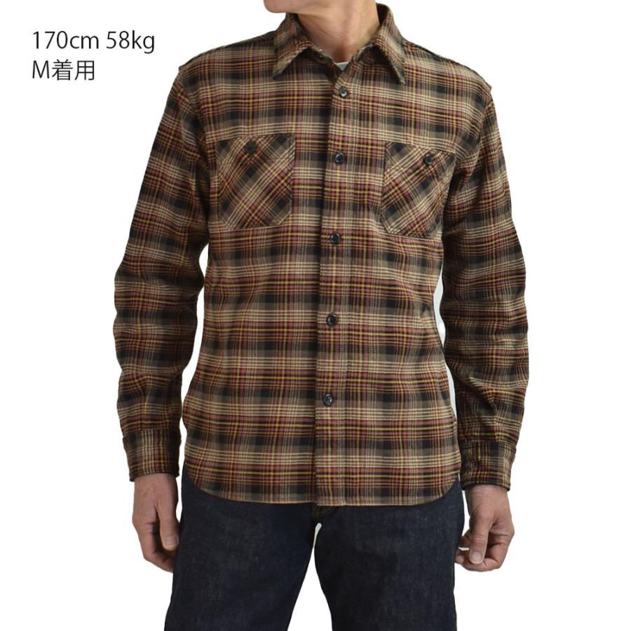 DELUXEWARE（デラックスウエア） シャツ MULTCH CHECK NEL 長袖