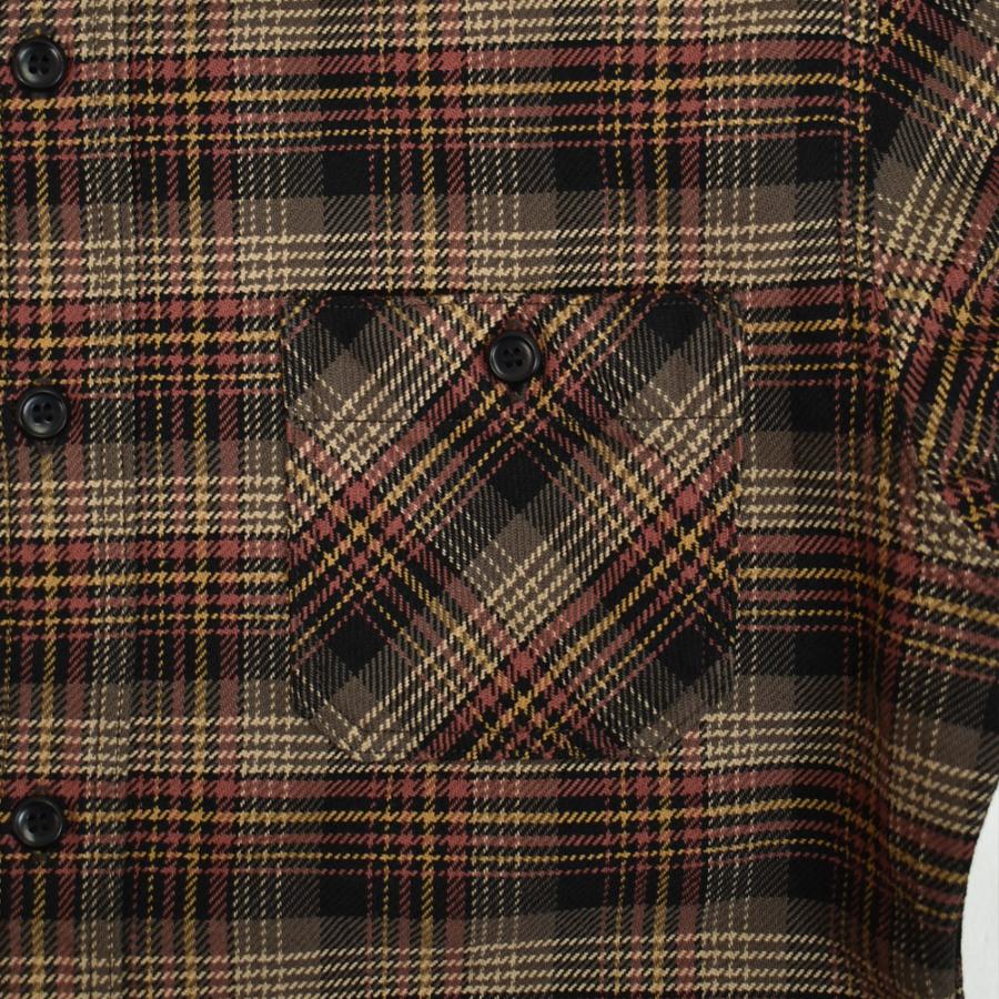 DELUXEWARE（デラックスウエア） シャツ MULTCH CHECK NEL 長袖