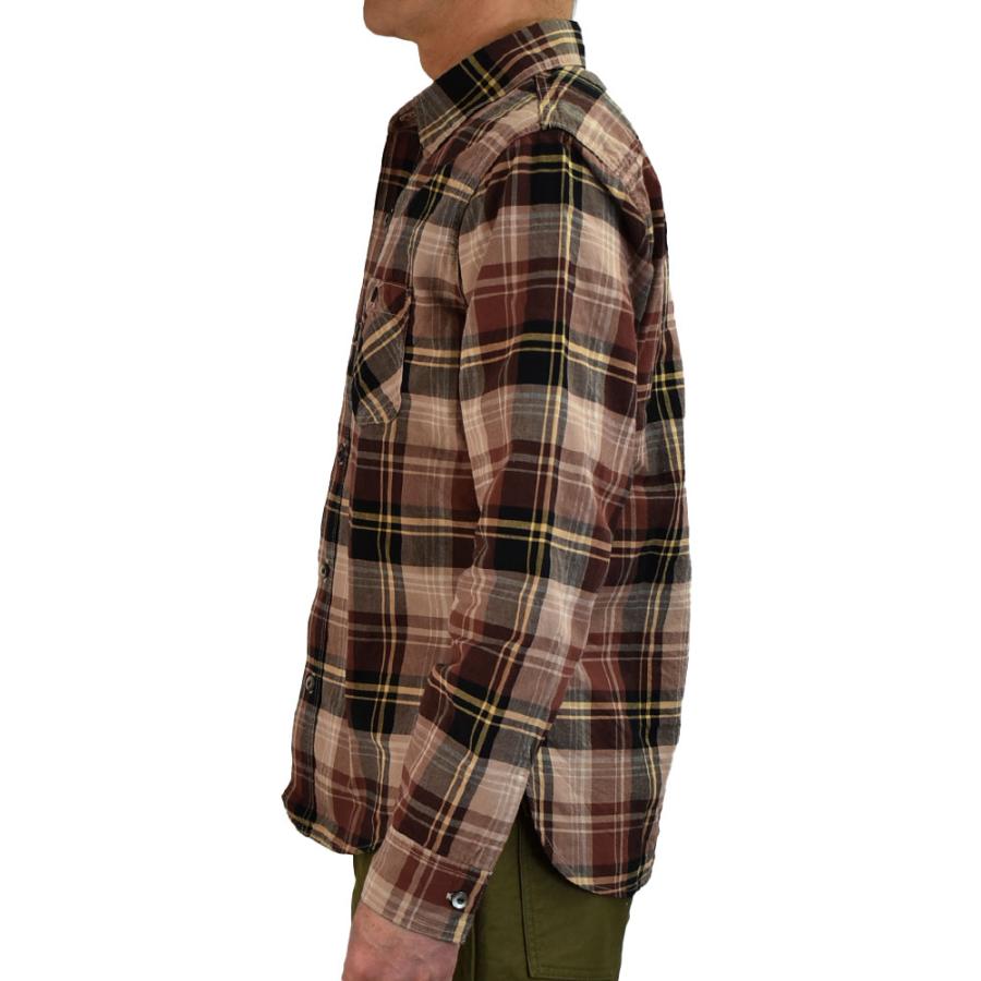 DELUXEWARE（デラックスウエア） シャツ VINTAGE RED CHECK 長袖
