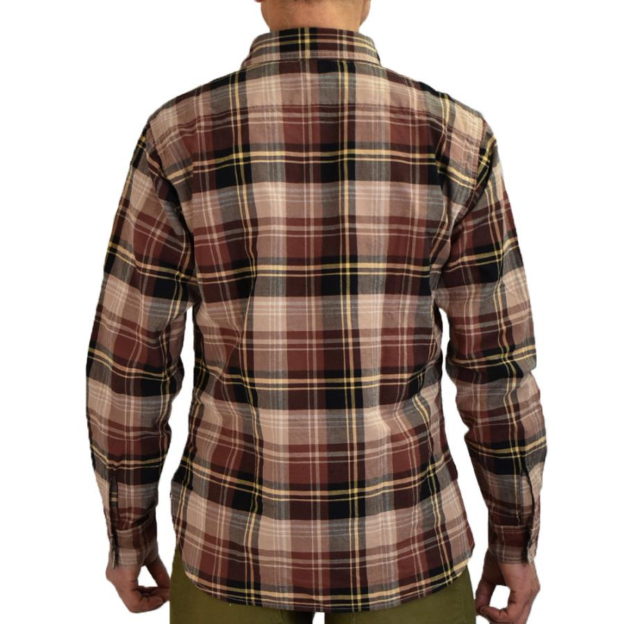 DELUXEWARE（デラックスウエア） シャツ VINTAGE RED CHECK 長袖