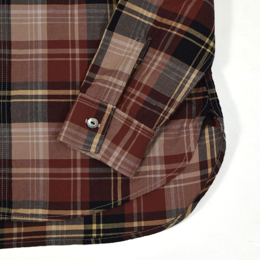 DELUXEWARE（デラックスウエア） シャツ VINTAGE RED CHECK 長袖