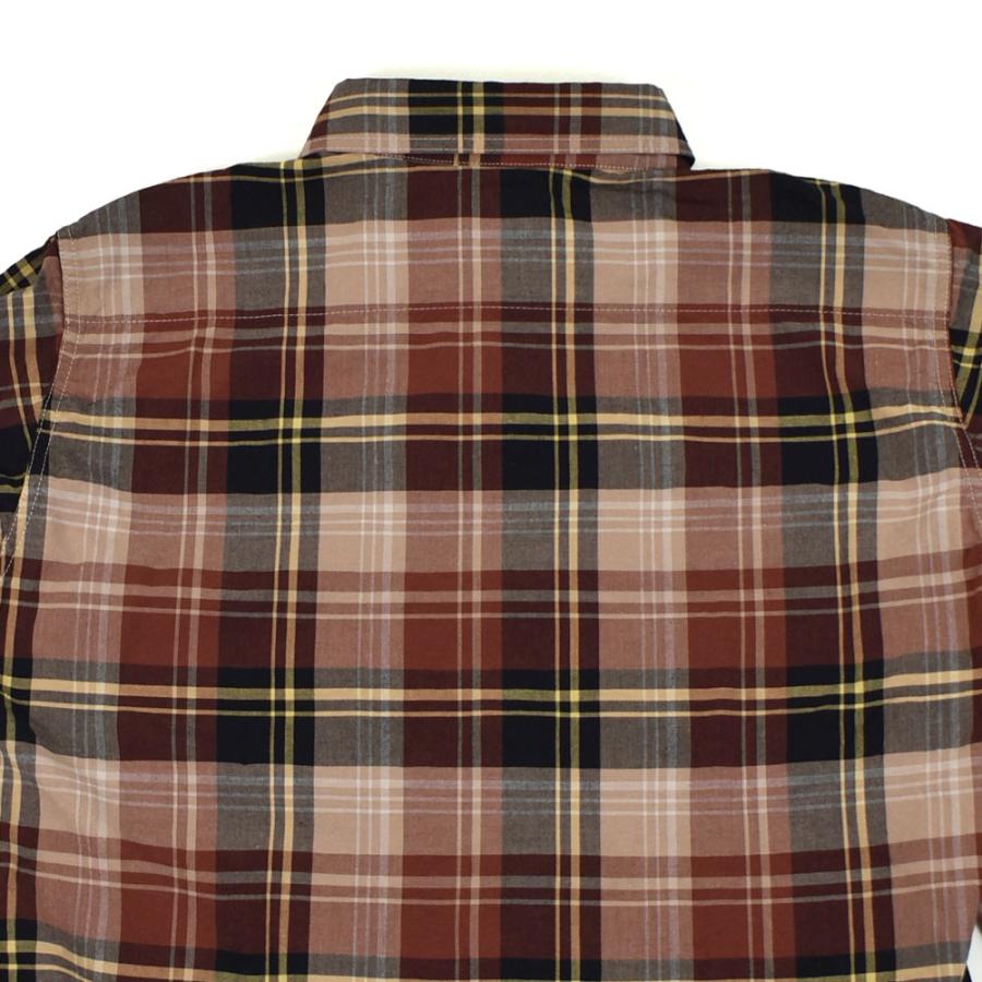 DELUXEWARE（デラックスウエア） シャツ VINTAGE RED CHECK 長袖