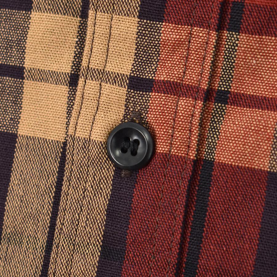 DELUXEWARE デラックスウエア ネルシャツ ORIGINAL PURPLE CHECK