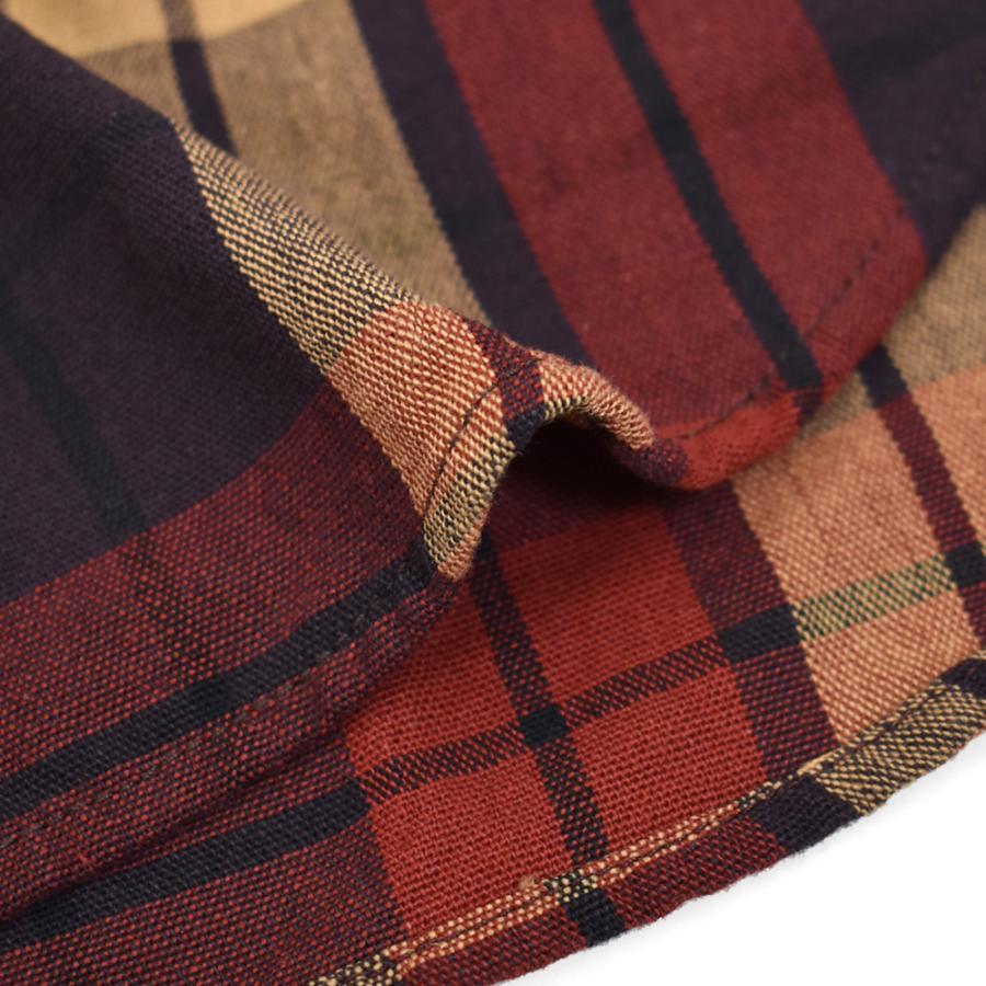DELUXEWARE デラックスウエア ネルシャツ ORIGINAL PURPLE CHECK