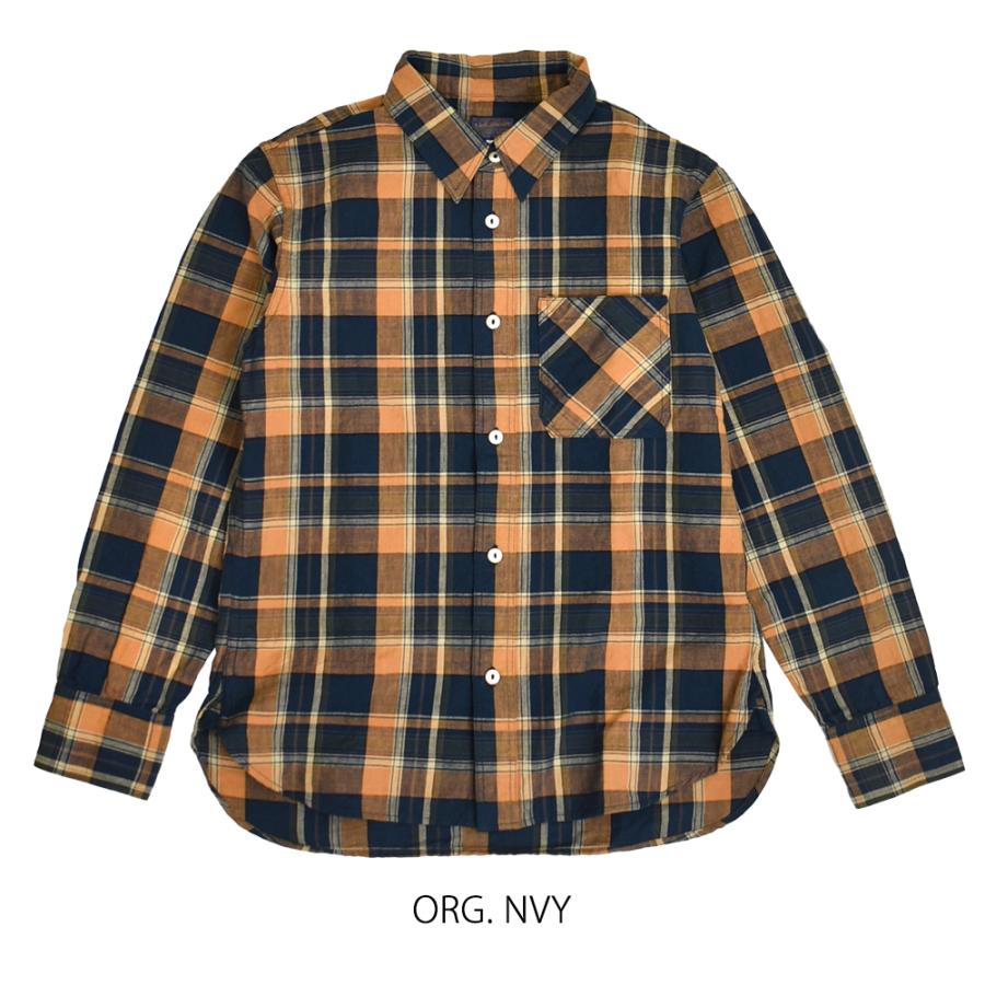 Deluxeware チェック柄ネルシャツ　MV-13 Lサイズ DELUXEWARE デラックスウエア ネルシャツ ORIGINAL PURPLE CHECK