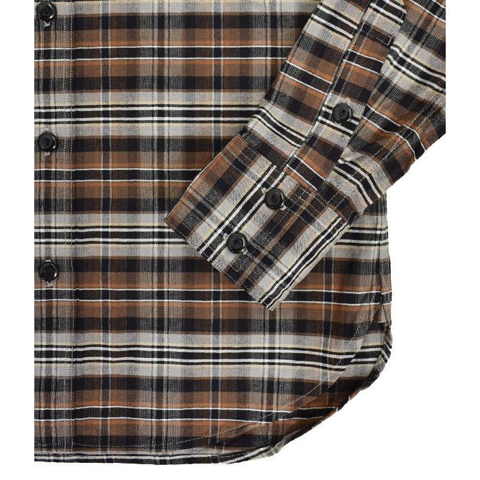 DELUXEWARE（デラックスウエア） ネルシャツ 長袖シャツ HILLS.GRAY