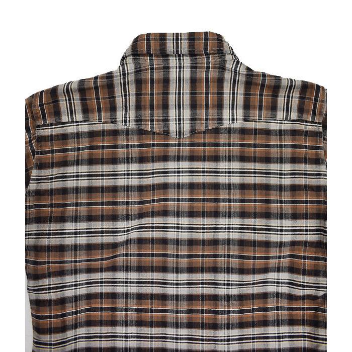 DELUXEWARE（デラックスウエア） ネルシャツ 長袖シャツ HILLS.GRAY