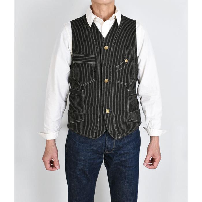 フリーホイーラーズ FREEWHEELERS ベスト -TRACKWALKER- VEST コットン 2121017｜topjimmy｜03