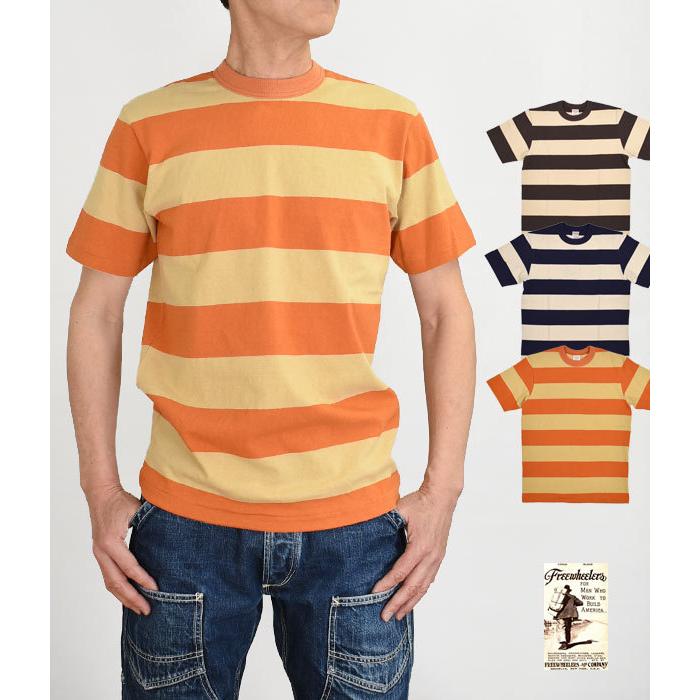 フリーホイーラーズ FREEWHEELERS 半袖tシャツ -HORIZONTAL フリーホイーラーズ FREEWHEELERS 半袖tシャツ -HORIZONTAL
