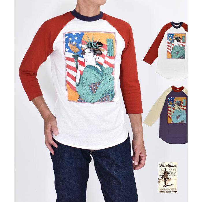 フリーホイーラーズ FREEWHEELERS 8分袖tシャツ Japanese フリーホイーラーズ FREEWHEELERS 8分袖tシャツ Japanese