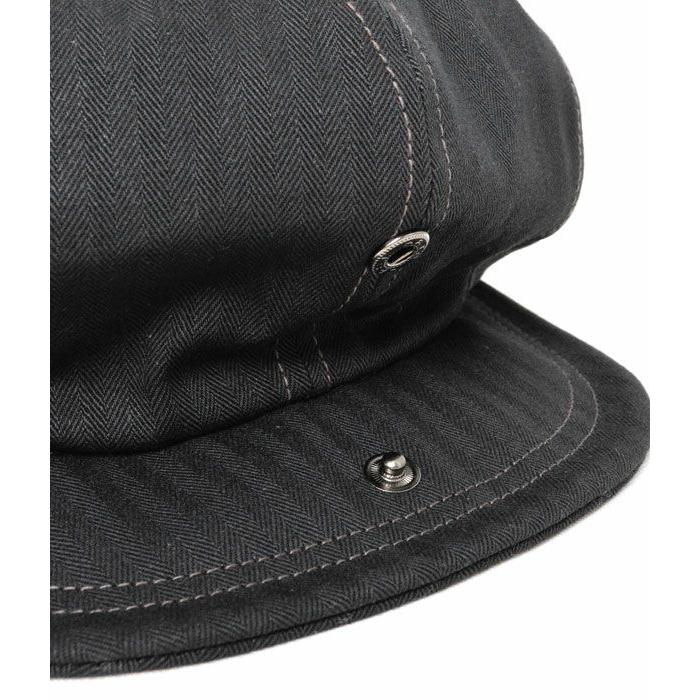 フリーホイーラーズ FREEWHEELERS キャスケット -Dylan- 1940s STYLE CASQUETTE ディラン ブラックヘリンボーンツイル 帽子 2317002｜topjimmy｜08