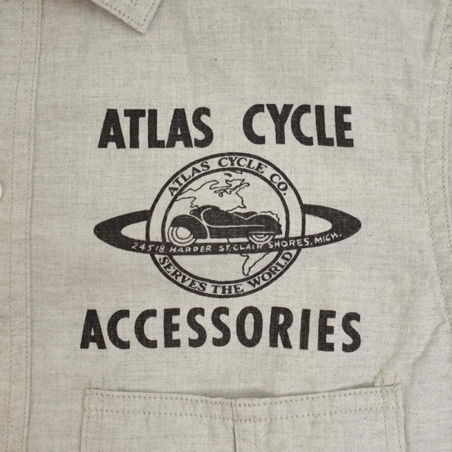 フリーホイーラーズ（FREEWHEELERS） シャツ -ATLAS CYCLE CO.- Big