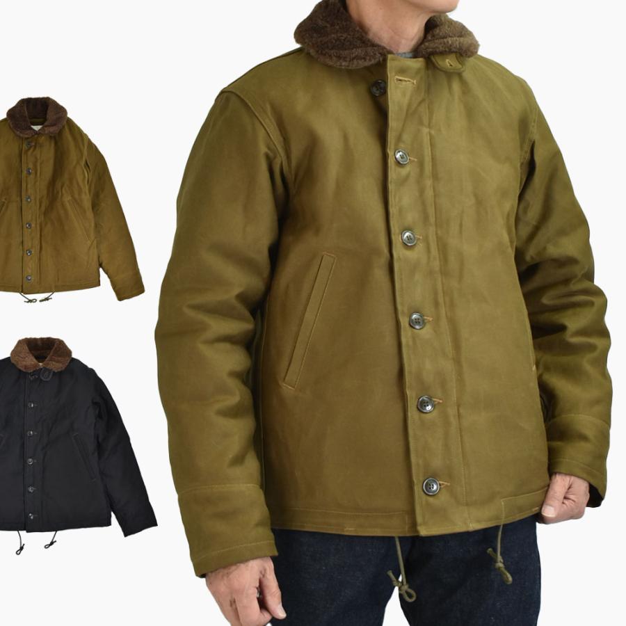 フリーホイーラーズ FREEWHEELERS n1 デッキジャケット NAVY