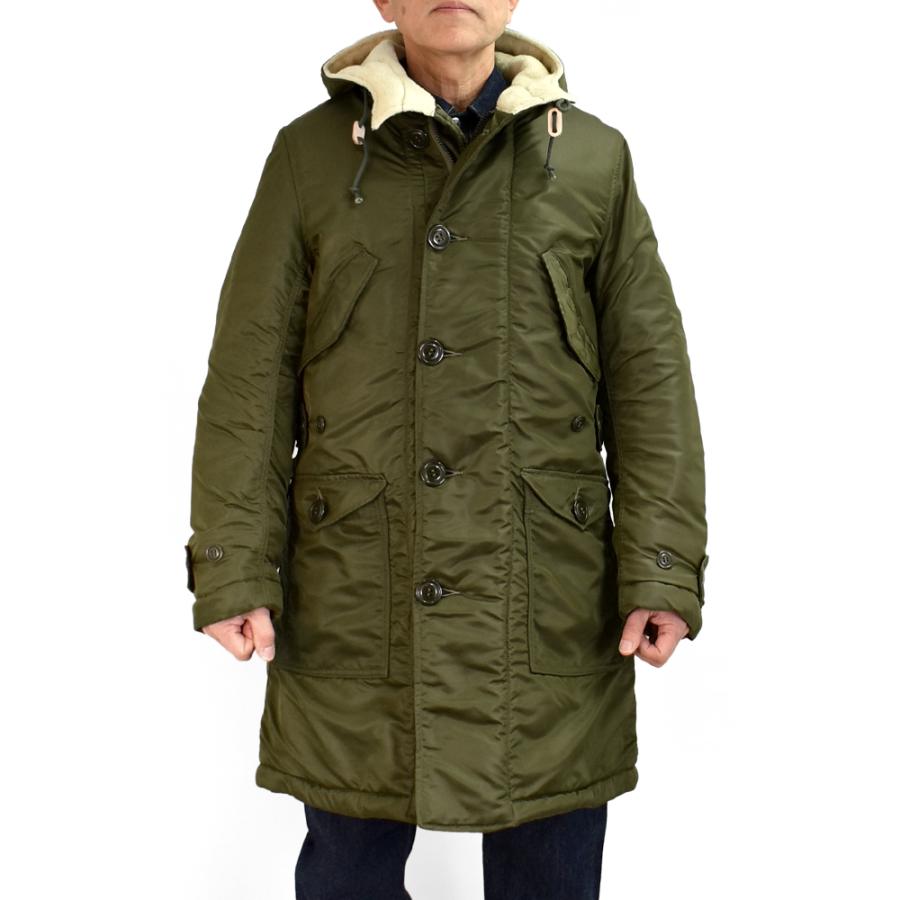 フリーホイーラーズ FREEWHEELERS ジャケット M-1949 COAT AIR CREW HEAVY ATTACHED HOOD ミリタリージャケット アウター コート 2531007の画像