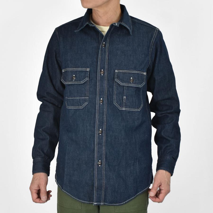 Free Wheelers デニムシャツ フリーホイーラーズ（FREEWHEELERS） シャツ Birner MECHANIC SHIRT
