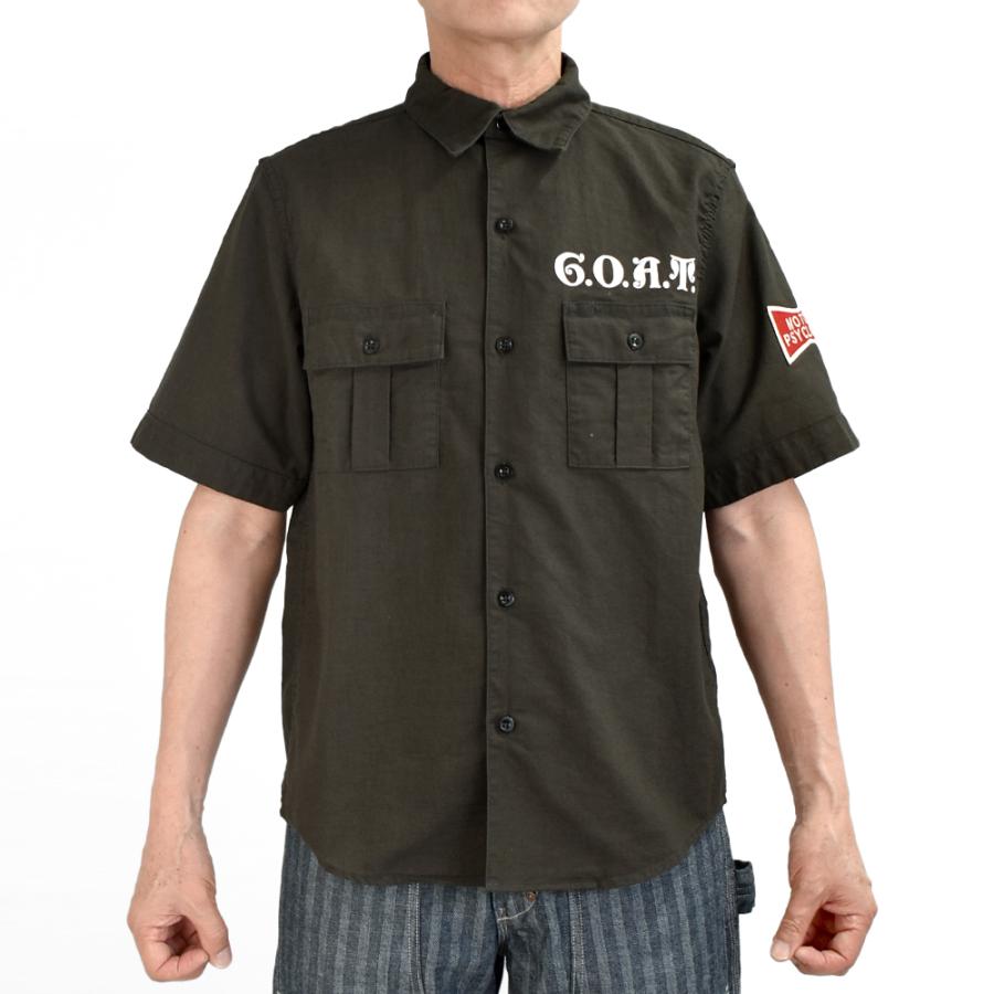 フリーホイーラーズ　FREEWHEELERS ポルカドット柄 ワークシャツ 14 フリーホイーラーズ（FREEWHEELERS） シャツ G.O.A.T. Corky SHORT