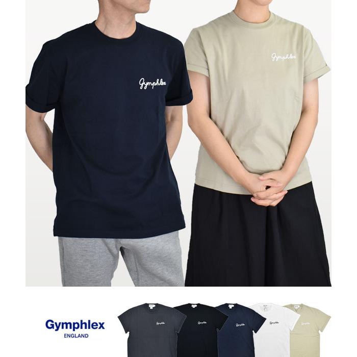 メンズ レディース 半袖tシャツ ジムフレックス Gymphlex コットンジャージー 刺繍ロゴtシャツ J 1155ch メール便発送対応可能 Gym J 1155ch トップジミー ヤフー店 通販 Yahoo ショッピング