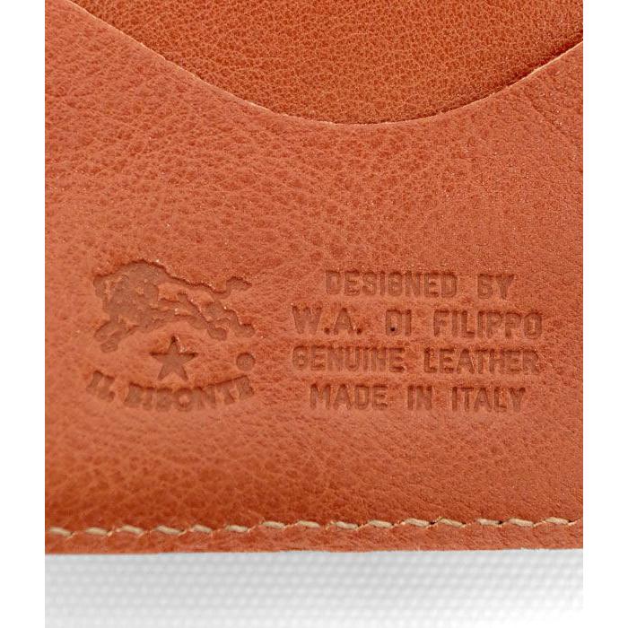 IL BISONTE イルビゾンテ 二つ折り財布 レザーウォレット 412228 IL BISONTE イルビゾンテ レザー 二つ折り ミニ財布・412228