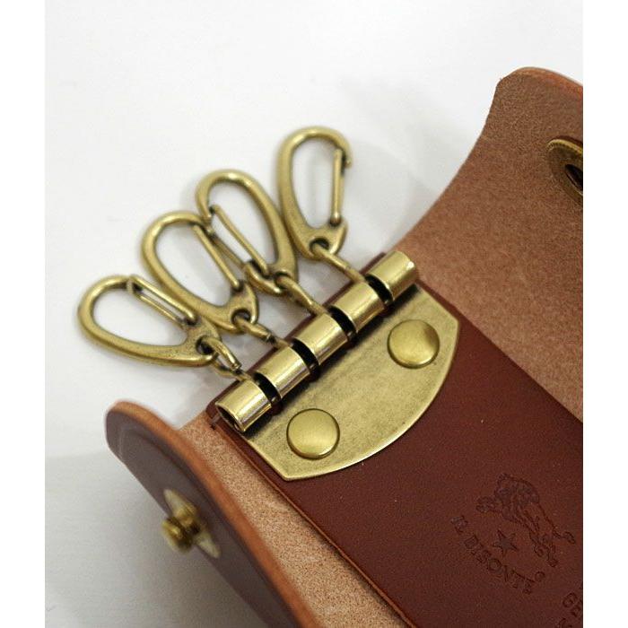 【新品未使用】IL BISONTE レザー キーケース IL BISONTE（イルビゾンテ） キーケース レザーキーケース メンズ