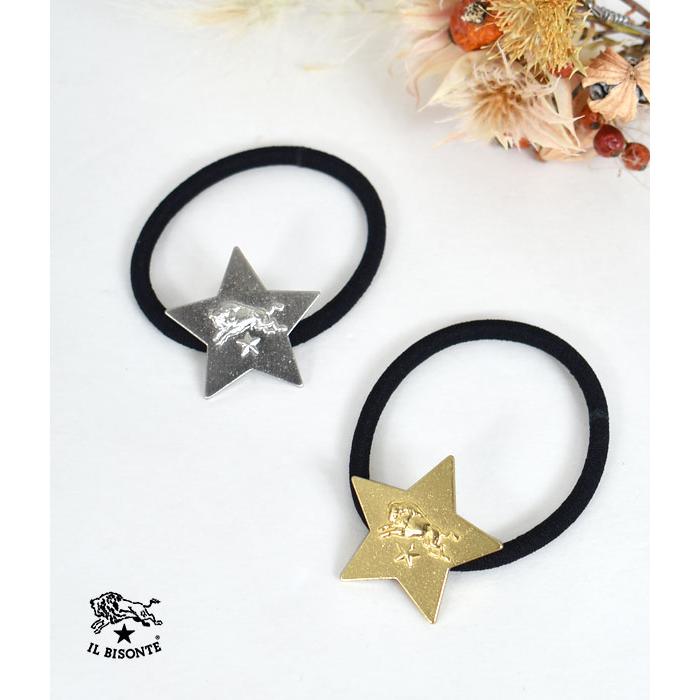 IL BISONTE イルビゾンテ ヘアゴム スター型 ヘアタイ 星型 ヘア