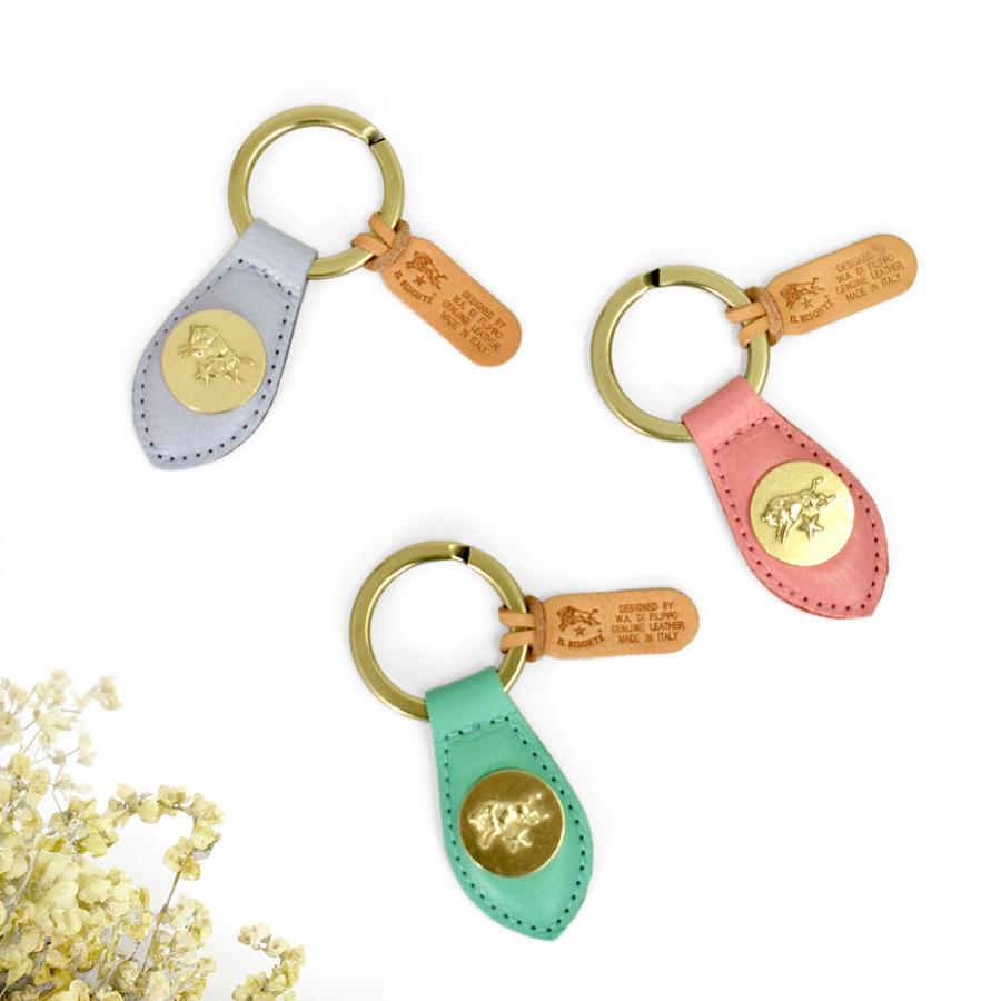 IL BISONTE（イルビゾンテ） キーリング 限定カラー レザー