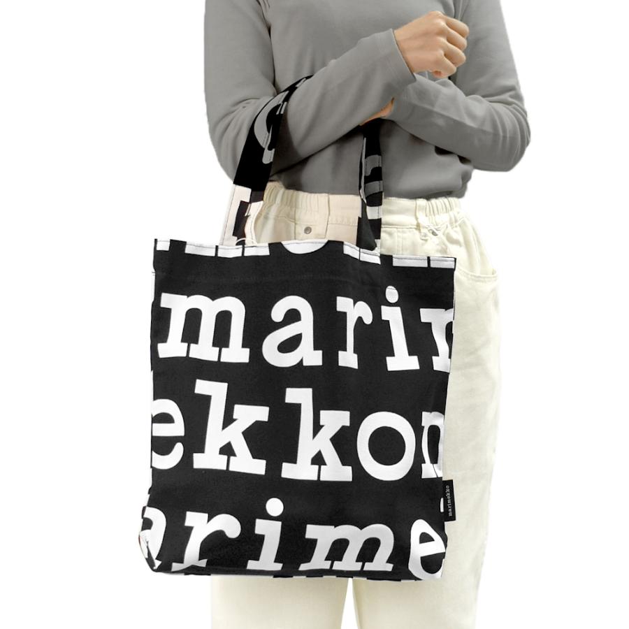 marimekko（マリメッコ） トートバッグ Logo Notko コットンキャンバス