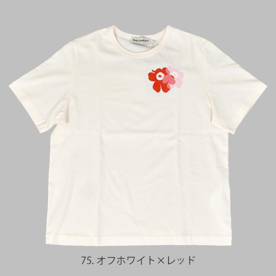 マリメッコ marimekko Tシャツ ウニッコ Kioski Erna Lempi Unikko Placement Tシャツ kioski unikko jersey 半袖Tシャツ 52243-1-92672 52243192672｜topjimmy｜12