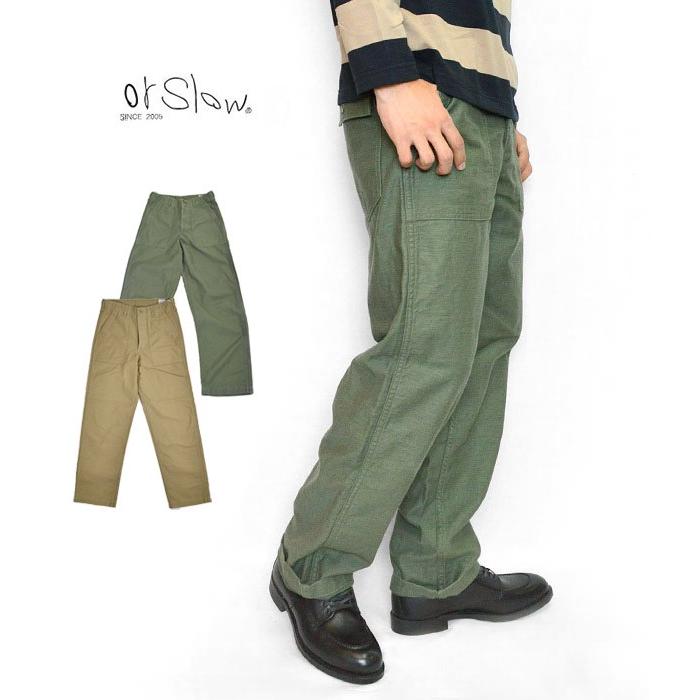 オアスロウ orSlow ファティーグパンツ ファティーグ パンツ US ARMY FATIGUE PANTS (REGULAR FIT) コットンパンツ 01-5002｜topjimmy