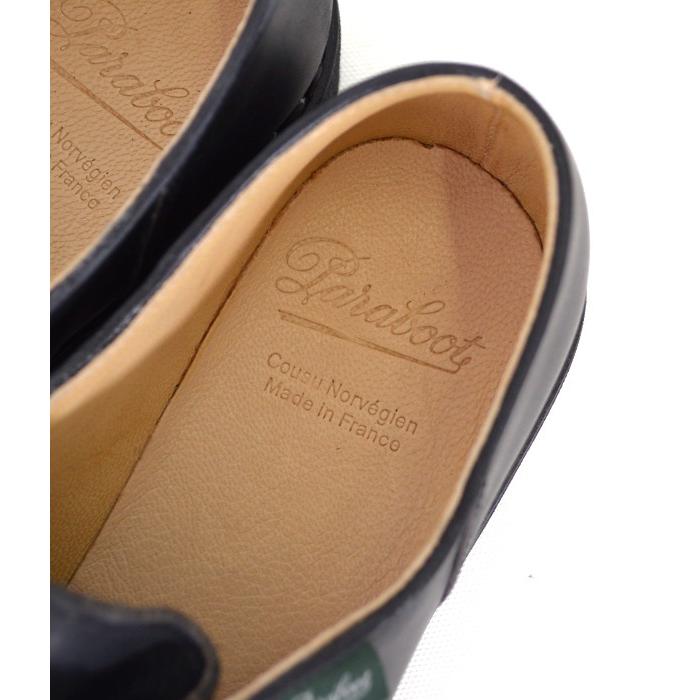 パラブーツ PARABOOT ミカエル レディース MICHAEL NOIR 革靴 チロリアンシューズ ブラック レザーシューズ 721204の画像