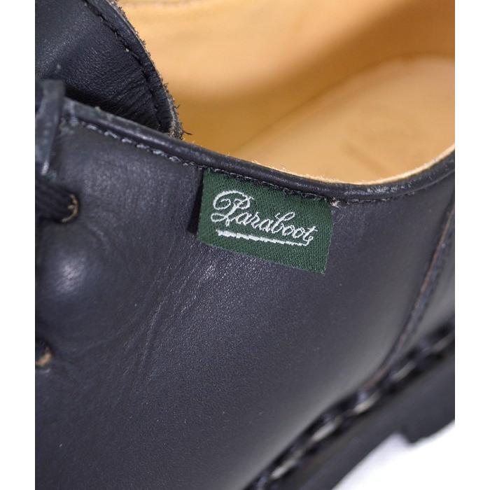 パラブーツ PARABOOT ミカエル レディース MICHAEL NOIR 革靴 チロリアンシューズ ブラック レザーシューズ 721204の画像