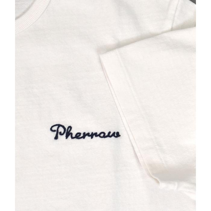 フェローズ PHERROW'S Tシャツ 半袖刺繍プリントTシャツ 23S-PTP2 メール便発送対応可能｜topjimmy｜09