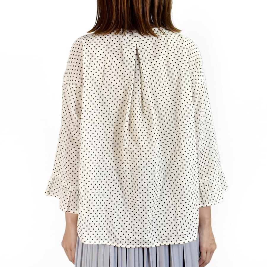 Yilon ドットフリルブラウス トップス フリルドットブラウス | Whim Gazette(ウィム ガゼット