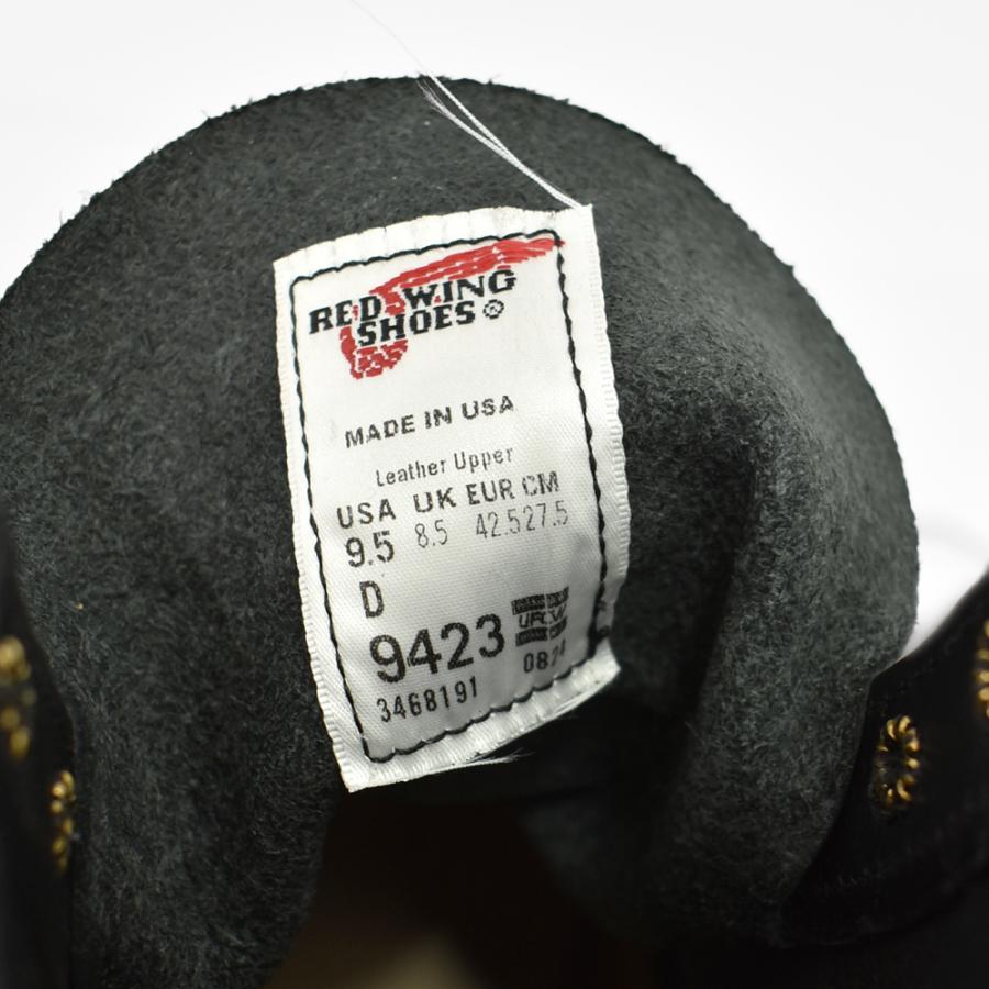 レッドウィング RED WING ベックマン 9423 BECKMAN レザーワークブーツ 靴 ブラックの画像