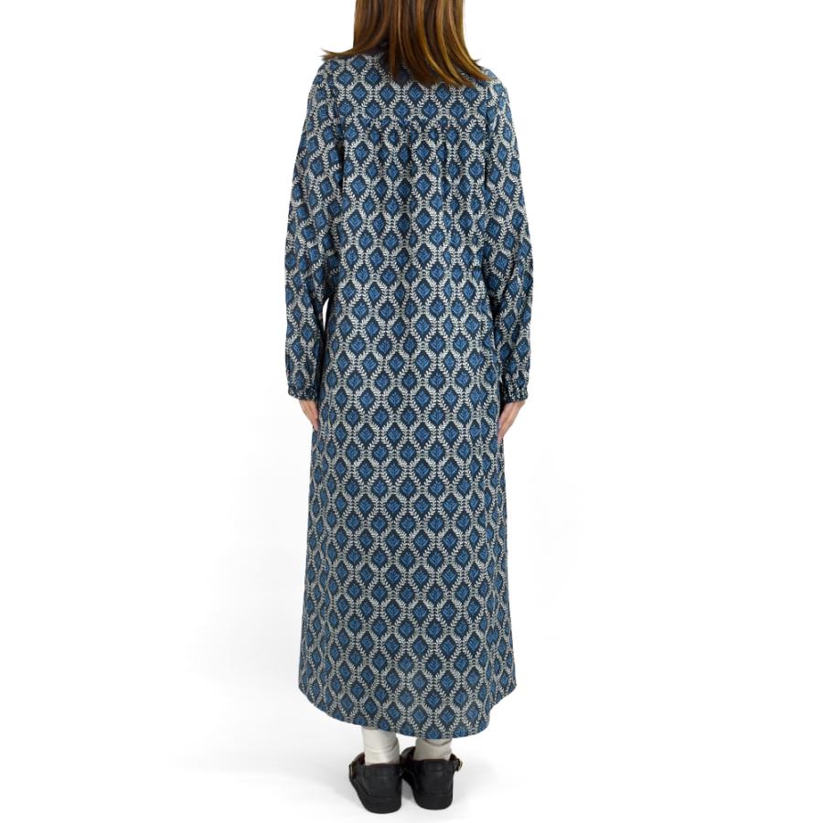 【新品】sosotto ツタ柄細ピンタックウエストドロストワンピース S～M ツタ柄細ピンタックウエストドロストワンピース sosotto ソソット