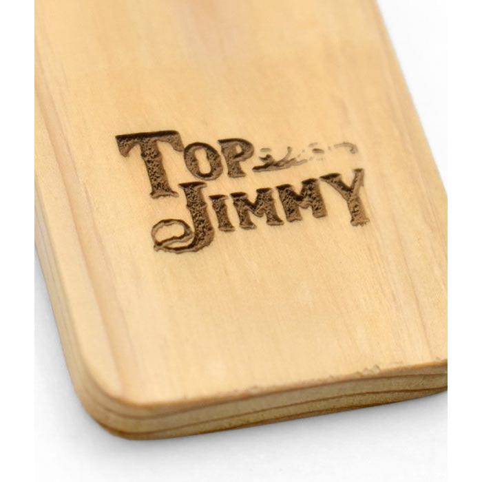 キーホルダー トップジミー (TOP JIMMY) WOOD CHARM -alphabet- 木製 ウッドプレート トップジミー オリジナル メール便発送対応可能｜topjimmy｜05