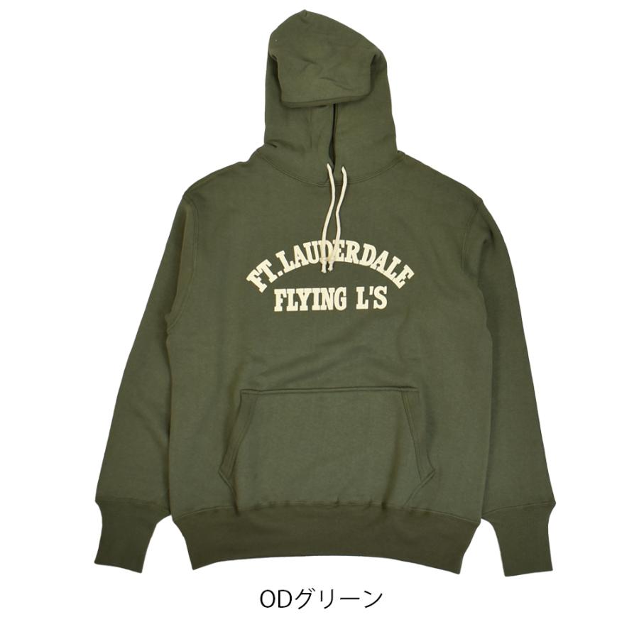 WAREHOUSE ウエアハウス 長袖スウェット 2本針フード FLYING L'S WAREHOUSE ウエアハウス 長袖スウェット 2本針フード FLYING L'S