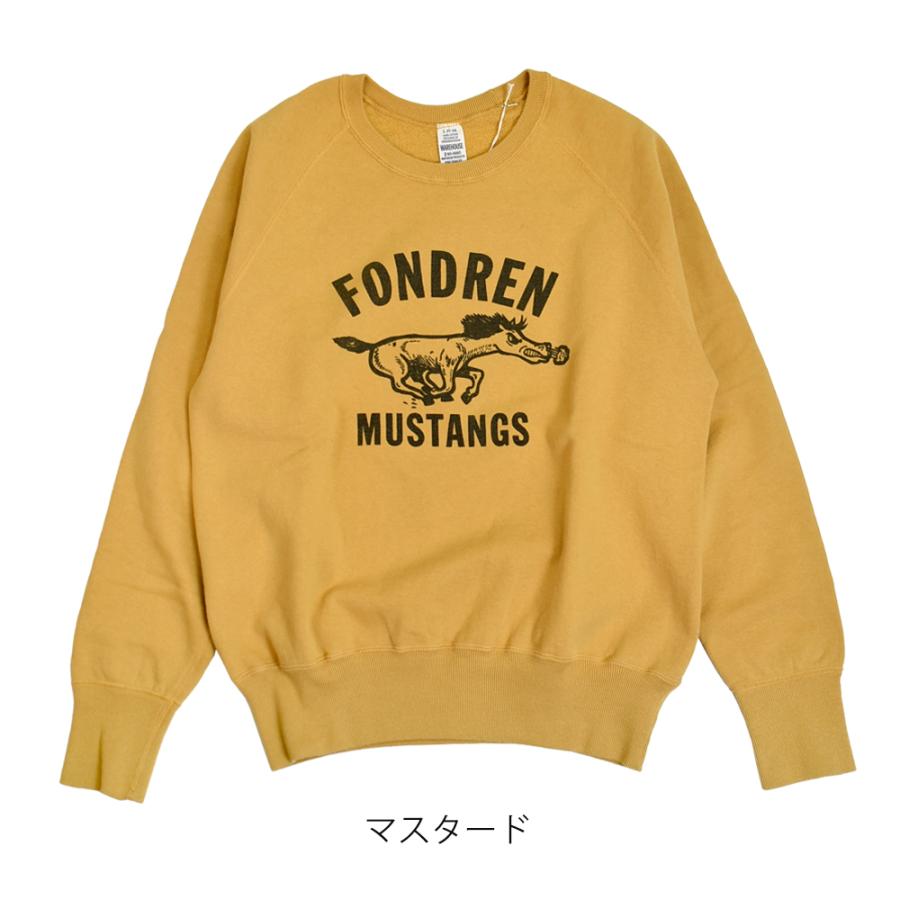 WAREHOUSE ウエアハウス スウェット Lot 461 FONDREN 長袖プリント 