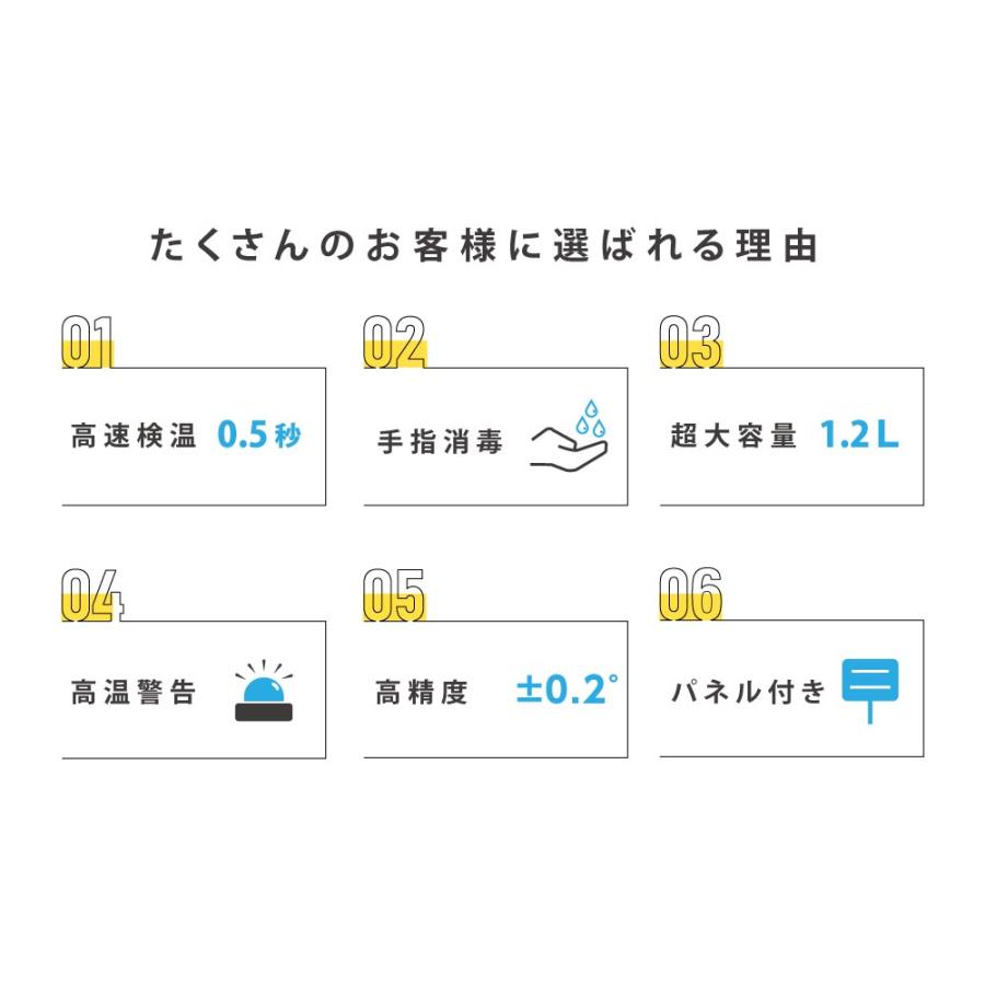 アルコール消毒　ディスペンサー　オート　1年保証 消毒液  非接触型 体表温検知器 高さ調節 検温消毒一体  コロナ対策  aps-mkks280｜topkanban｜02