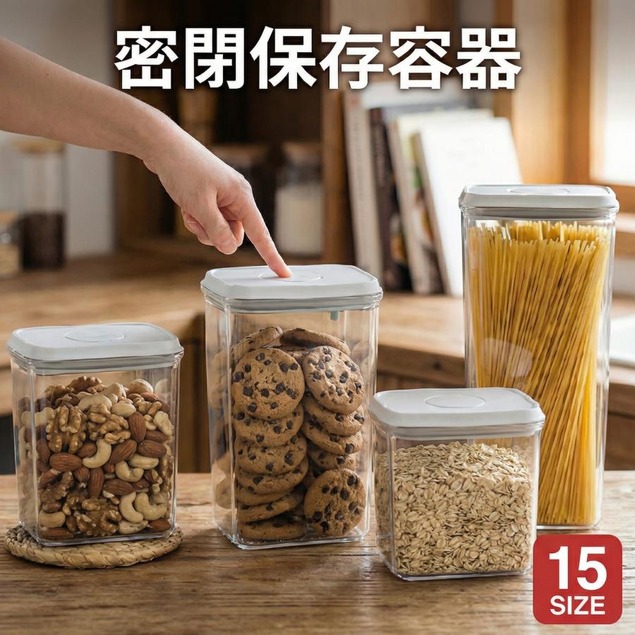 保存容器 密閉 食品保存容器 ワンタッチ開閉 食品保存ボトル 食洗機ok
