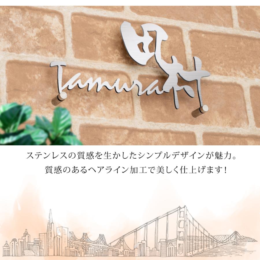 公式ストア Topkanban 表札 ステンレス 切り文字 おしゃれな漢字におしゃれなローマ字 サイズ調整も無料のステンレス表札 おしゃれ 風水 Gs Pl Stlsudb Bs Discoversvg Com