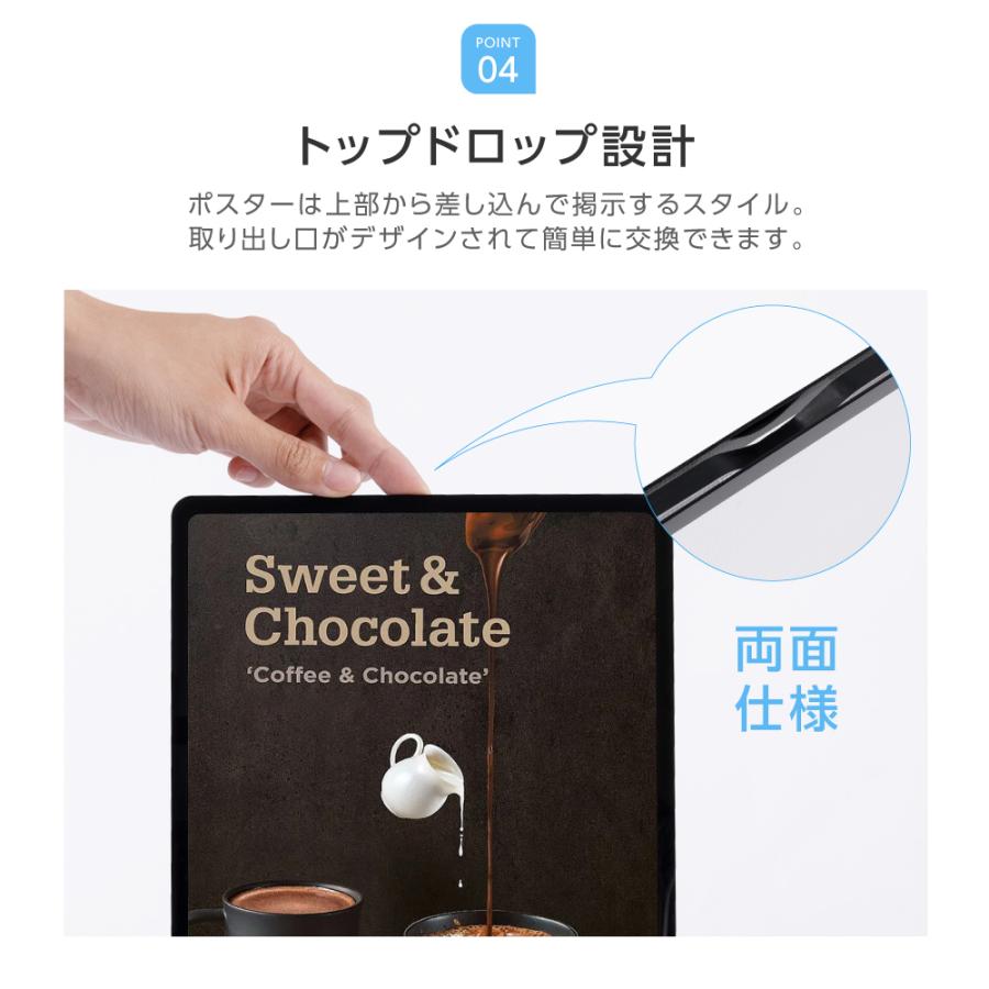 2set ledライトパネル LEDポスターパネル A4 薄型 充電式 ライトパネル