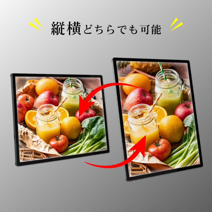 頂点デザイン 【送料無料】LEDポスターパネル A1 薄型 ブラック