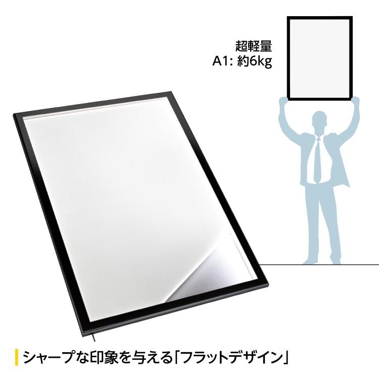 頂点デザイン 【新商品】【送料無料】LEDポスターパネル A1