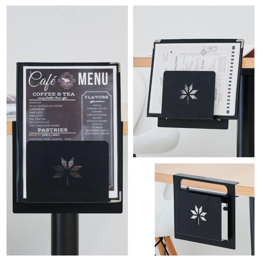 メニューブックスタンド クランプ式 メニュースタンド メニューラック